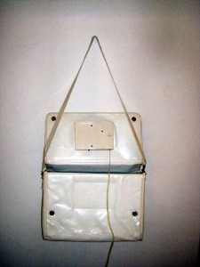 1970s White Vinyl Telephone Purse 3