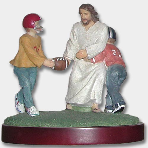 Jesus Playing Football